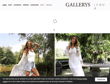 Tablet Screenshot of gallerys.be